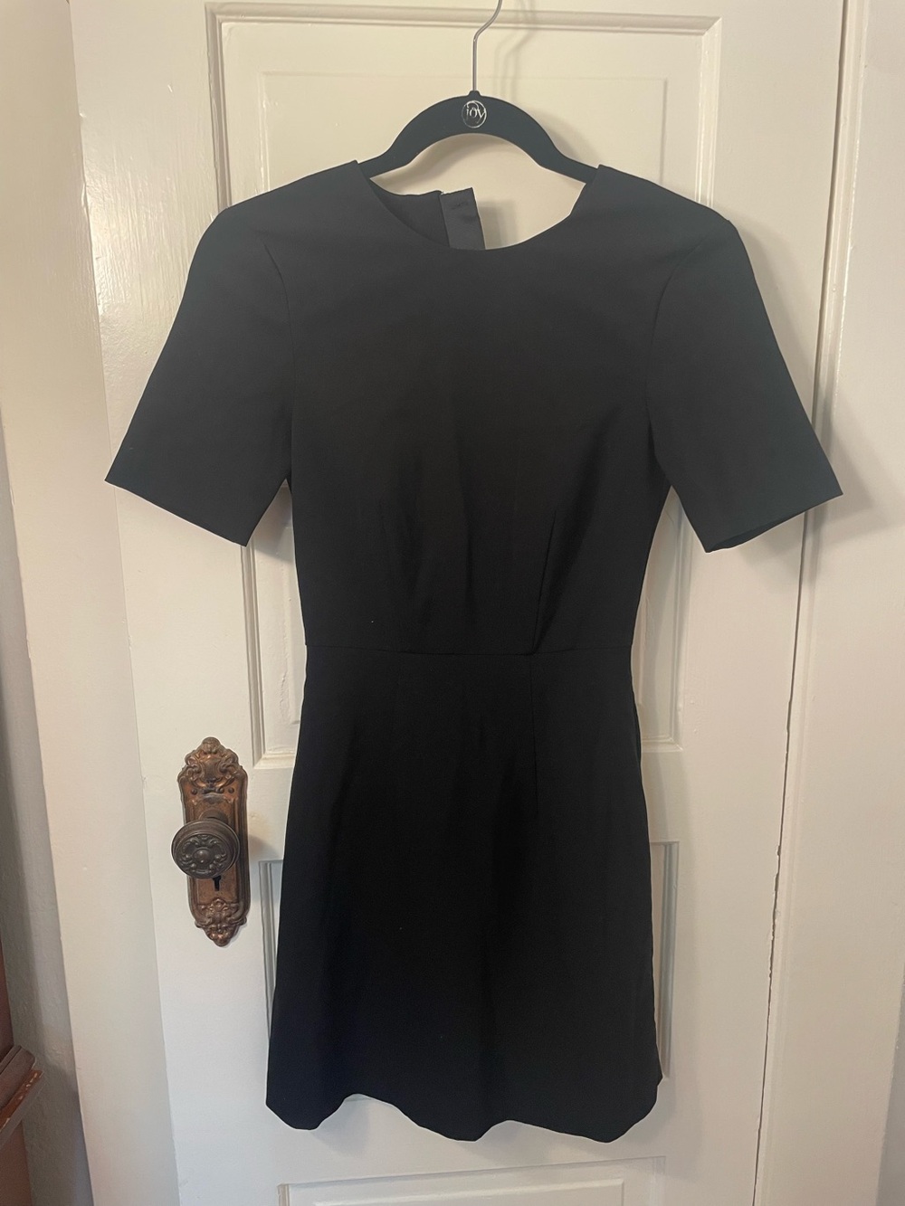 H&M petite Classic Black Short-Sleeve Women's Dress